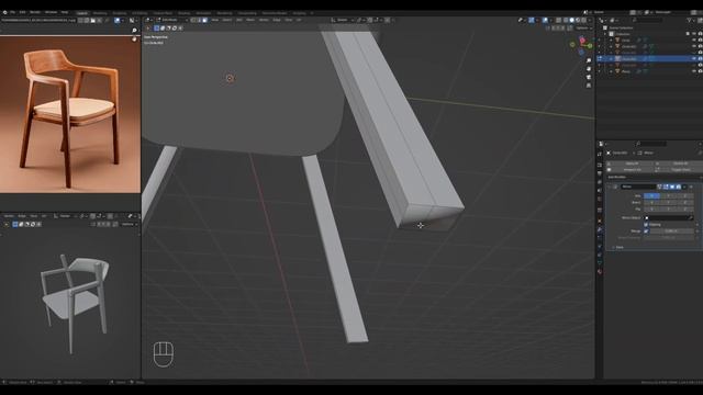 Modeling Furniture #04 | Blender 3.2 смотреть онлайн