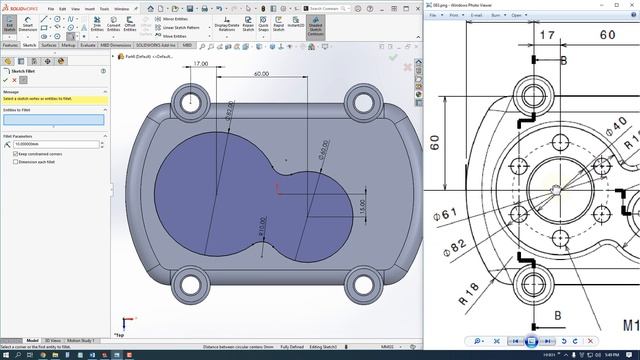 Giáo Trình SolidWorks 2023 | Thực Hành Vẽ 3D - Bài 083 смотреть онлайн