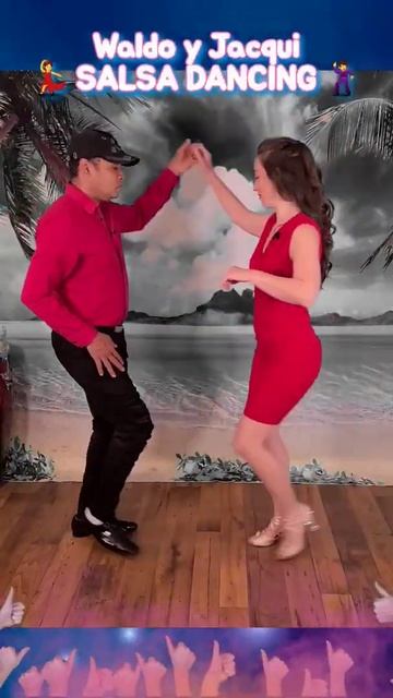 Salsa Dance Basic Right Turn | How To Dance With A Partner | Side View | Waldo y Jacqui смотреть онлайн