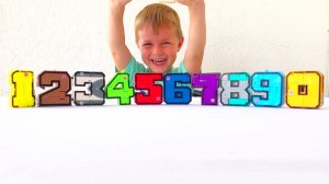 Учимся считать от 1 до 10 | Цифры-трансформеры | Обучающее видео для малышей