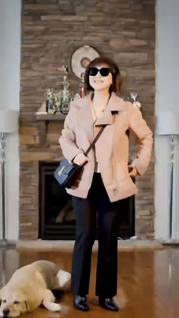 Faux Suede Aviator Coat- Winter Outfit #1 смотреть онлайн