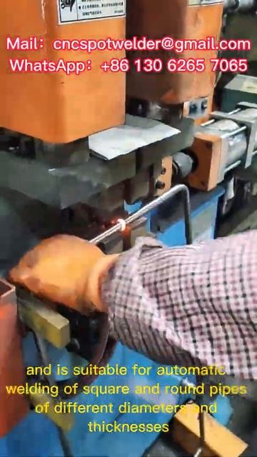 Automatic butt welding machine for furniture metal pipe-straight tube to tube automatic butt weldin смотреть онлайн