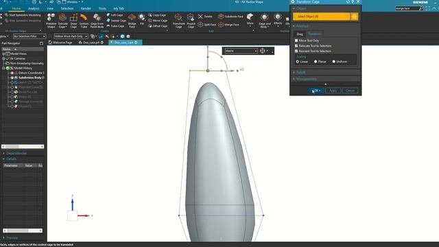 Siemens NX - Deodorant Bottle Modeling смотреть онлайн