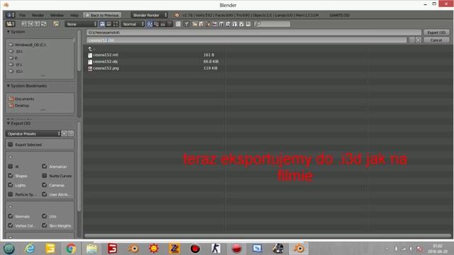♦Blender♦ Jak Poprawnie Exportować Plik .I3D!♦ Full HD!♦ смотреть онлайн