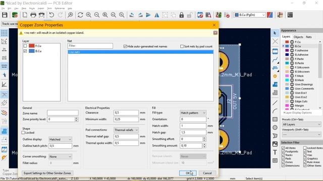 TUTORIAL KICAD #7 ADD POLYGON смотреть онлайн