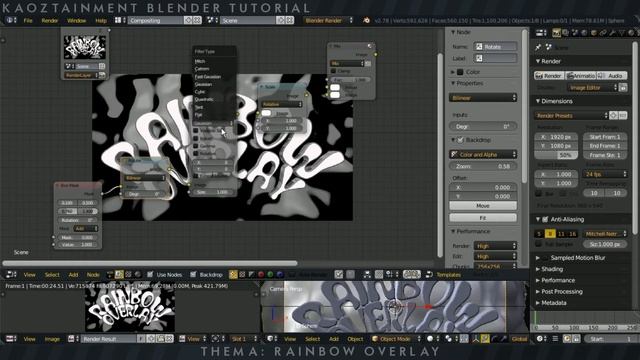 Blender Tutorial: Rainbow Overlay [German/Deutsch] смотреть онлайн