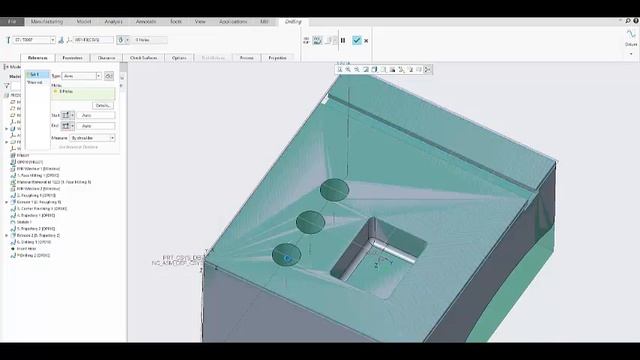 09. PTC Creo 6.0- Milling, Drilling смотреть онлайн