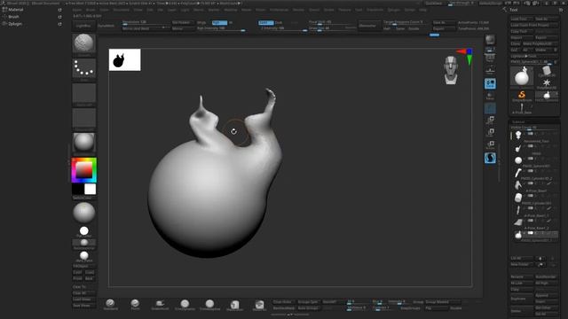 How to make smoke on ZBrush смотреть онлайн