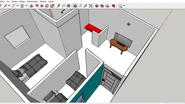 1. Diseño casa skp SketchUp Pro смотреть онлайн