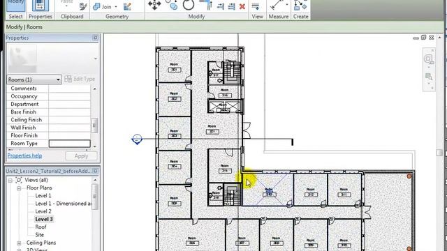 Revit Architecture Rooms Tutorial смотреть онлайн