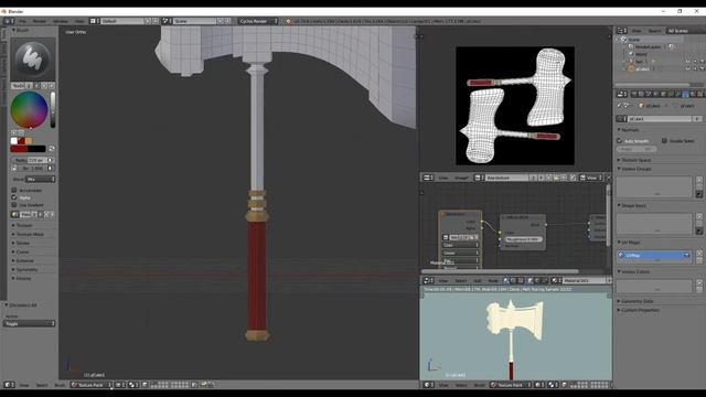 Texture Painting in Blender! Step by Step Tutorial | Blender 2.79 | For Beginners смотреть онлайн