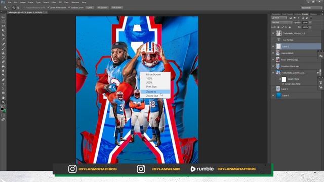 Houston Oilers Uniform Graphic | Photoshop SPEEDART! смотреть онлайн
