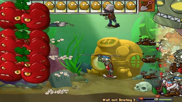 Giant Wall Nut Bowling vs 1 Dr. Zomboss Mod all Zombies PvsZ ✅ смотреть онлайн