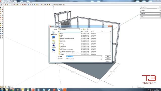 T3 Tecna UK: Basic Sketchup training - Screenshots смотреть онлайн