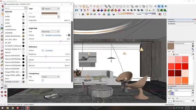 Sketchup Enscape Rendering Interior Design Living Room #2 смотреть онлайн