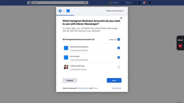 Connect Instagram to Clever Messenger смотреть онлайн