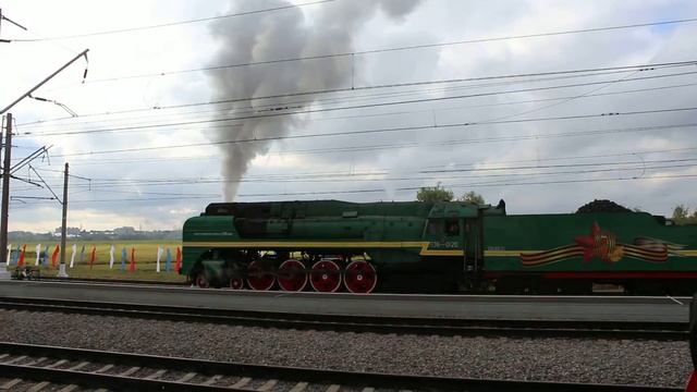 Мощный пассажирский паровоз серии П36-0120 на ЭКСПО 1520— прозвище — Генерал смотреть онлайн