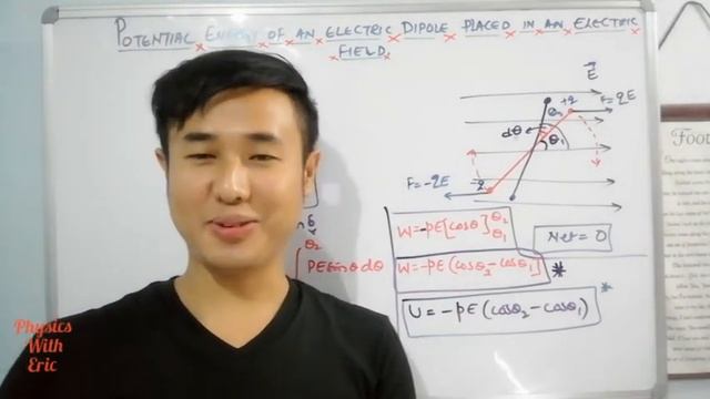 🔴27.Potential energy of a electric dipole in a uniform electric field | in nepali|Physics with Eric смотреть онлайн