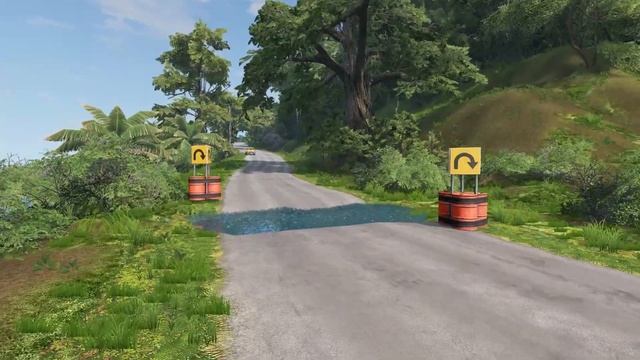 Cars Vs Pothole #19 (a Puddle) - BeamNG.Drive