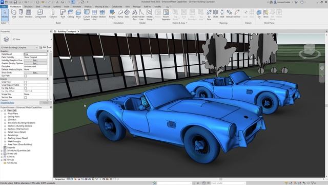 Revit 2023: Enhanced mesh capabilities смотреть онлайн