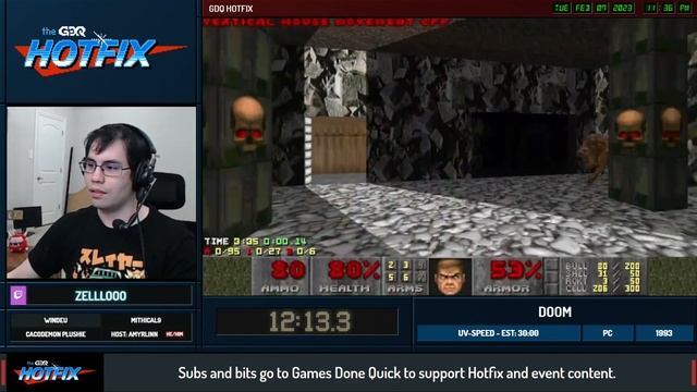 GamesDoneQuick AIMBOT - Boomer Shooters (February 7, 2023) - Ultimate Doom (UV-Speed) смотреть онлайн
