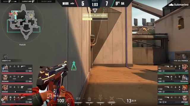 MIBR x B4 (Mapa 2: Bind) | VALORANT Game Changers Series: Etapa 2 (Dia 5) смотреть онлайн