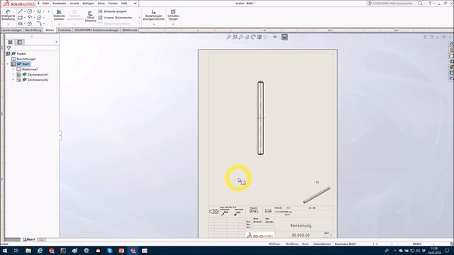 #08 SolidWorks Zeichnungserstellung KNEBEL смотреть онлайн