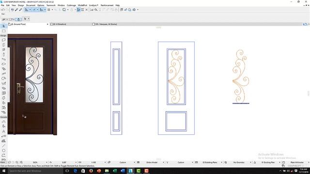 HOW TO CREATE CUSTOM DOOR PANEL IN ARCHICAD смотреть онлайн