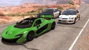 Экстремальные полицейские погони, аварии и провалы #14 - BeamNG DRIVE
