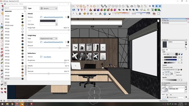 Sketchup Enscape Rendering Interior Design Study #2 смотреть онлайн