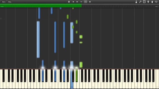 The Pussycat Dolls - Hush Hush Piano (Synthesia)