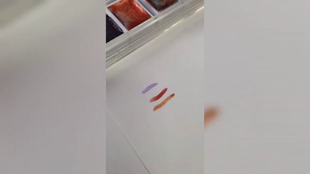 Unboxing SeamiArt Portable Glittery Metallica Solid Watercolor смотреть онлайн