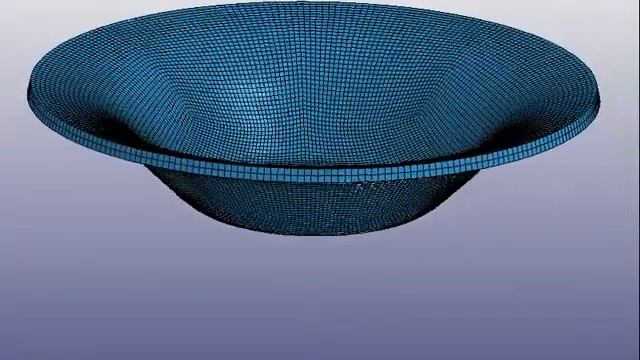 Deep drawing simulation, bottom cracking (Ansys Ls/Dyna) смотреть онлайн