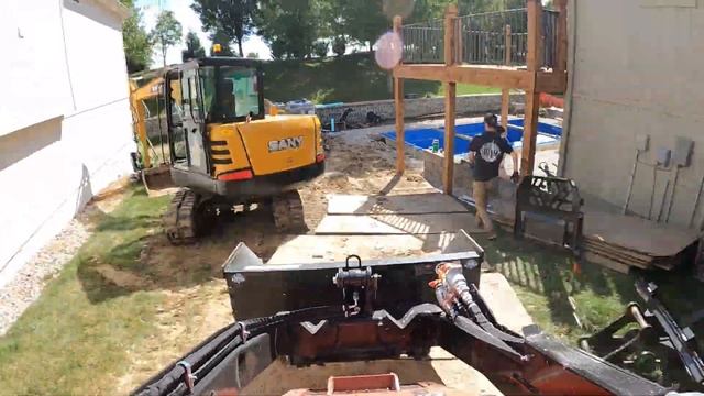 FIBERGLASS POOL INSTALL//Part 3 смотреть онлайн
