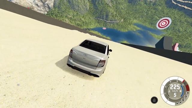 ОТКАЗАЛИ ТОРМОЗА НА СПУСКЕ - РУССКИЕ ДОРОГИ в BEAMNG DRIVE смотреть онлайн