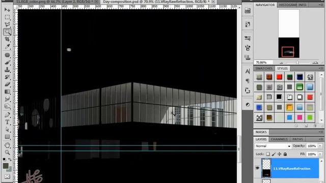 Photoshop Post Production - Render Elements [02] [Arabic] смотреть онлайн