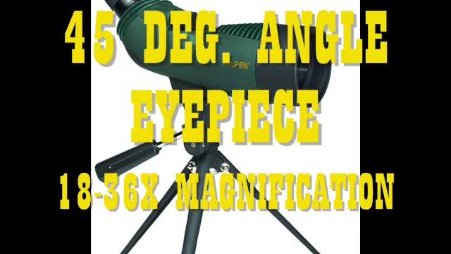 COOL ALPEN WATERPROOF 15-45X60 SPOTTING SCOPE 728 VIDEO смотреть онлайн