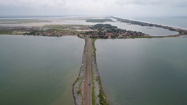 Drone View - Keta lagoon ( Sea Defense ) смотреть онлайн