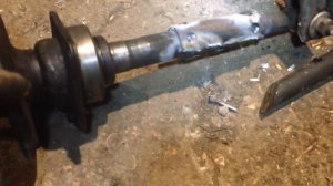 Как укоротить полуось на мини тракторе.Просто и надежно.