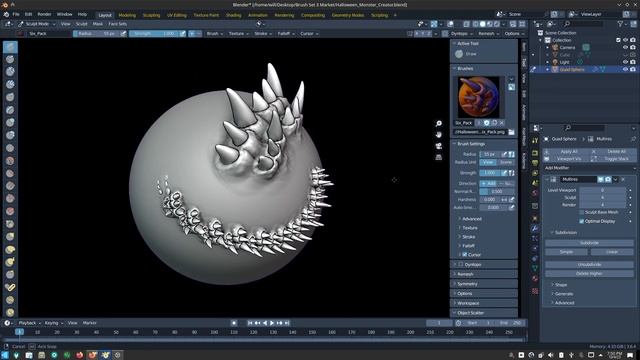 Vdm Horror And Halloween Brush Set смотреть онлайн