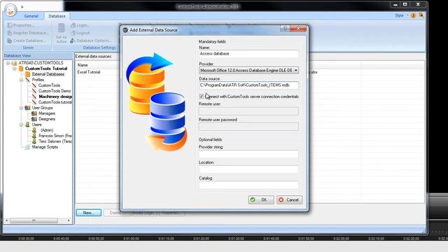 Connect an Access database to CustomTools смотреть онлайн