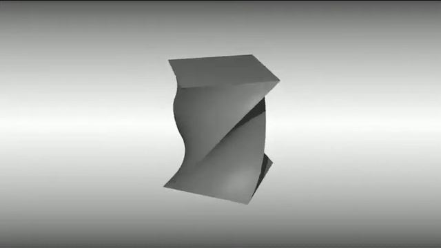 Vom Simple Deform Modifier beeinflusster Würfel in Blender смотреть онлайн
