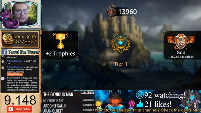 🔥 Gems of War Stream: World Map Spoiler and Cat Dragon Pet 🔥 смотреть онлайн