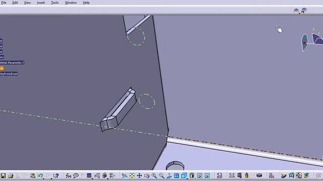 CATIA V5 perfil alar SKIRON generative sheetmetal design viga en "I" y en "C" смотреть онлайн