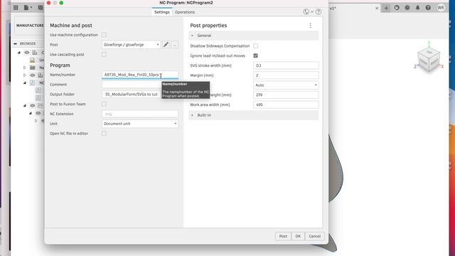 Modular Form 8: Post Process Your Fusion 360 File as a SVG for Glowforge смотреть онлайн