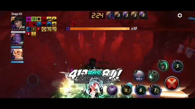 Loki Level 80 VS Black Bolt Level 80 WBL Knull Comparison - Marvel Future Fight смотреть онлайн