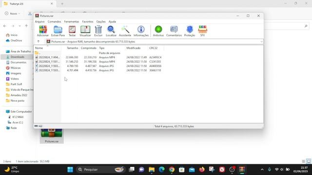 Como Descompactar Arquivos do WINRAR | 2023 смотреть онлайн