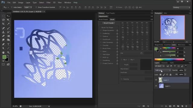 Photoshop Intro for Texture/Digital Painting смотреть онлайн