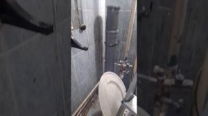 Канализационный стояк замена 5-ть этажей сверху Ч. 3