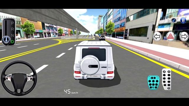 3D Driving Class: Real City Driving - Mercedes-Benz G-Class Car Driving - Android GamePlay смотреть онлайн